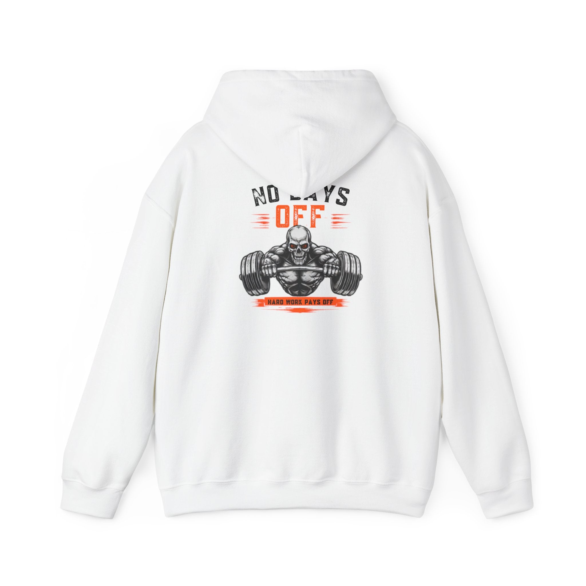 No Days Off | Heavy Hooded Sweatshirt