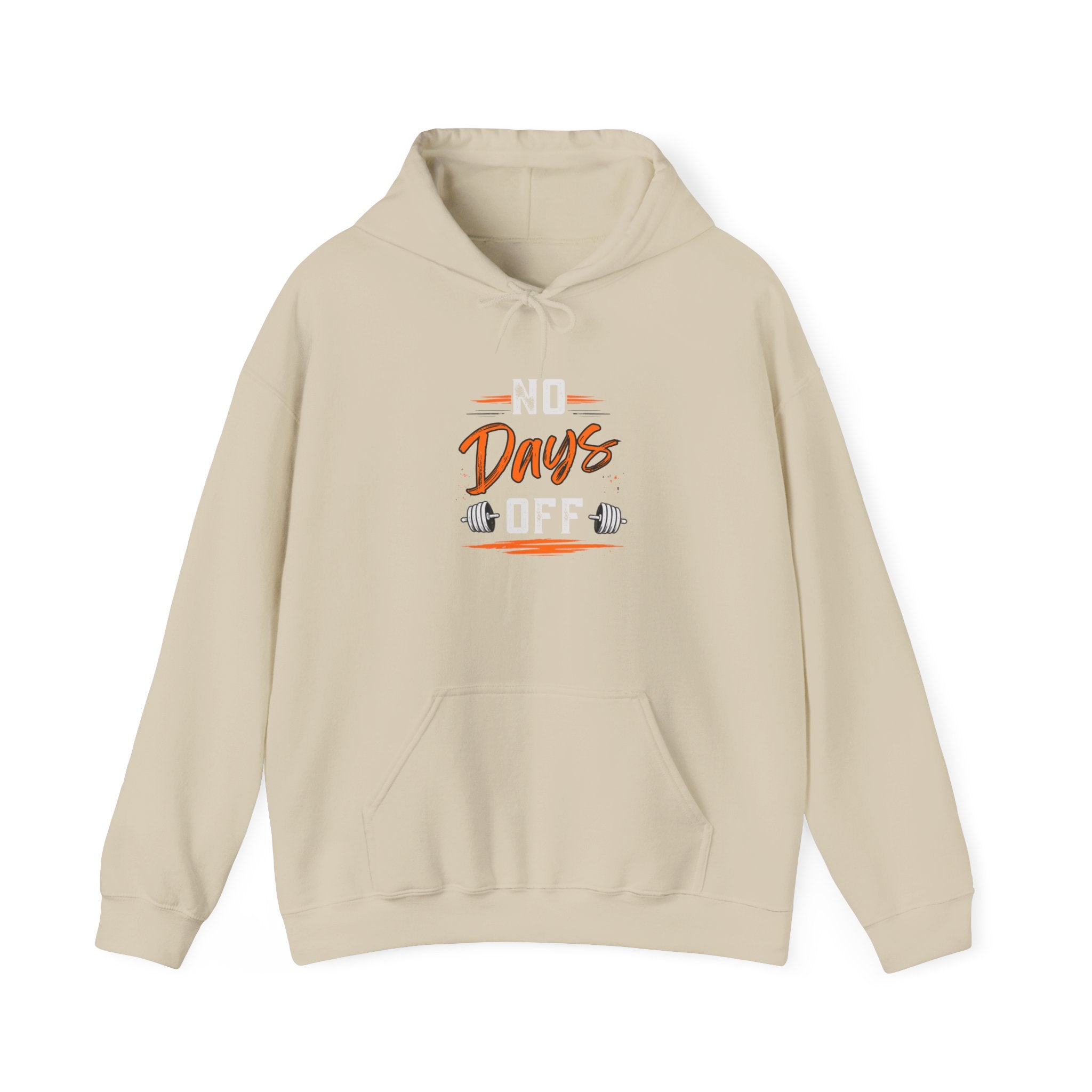 No Days Off | Heavy Hooded Sweatshirt