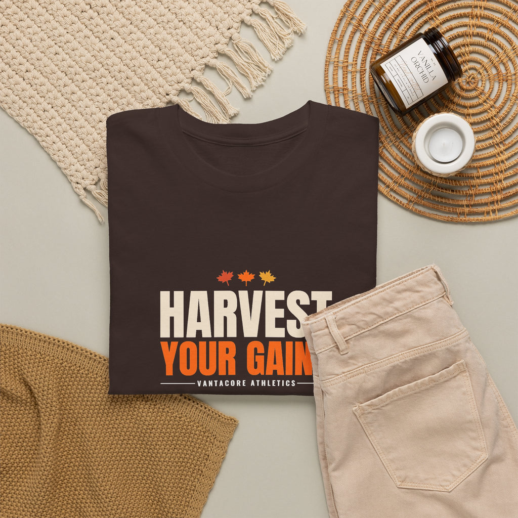 Harvest Your Gains | Men's Graphic Gym T-Shirt