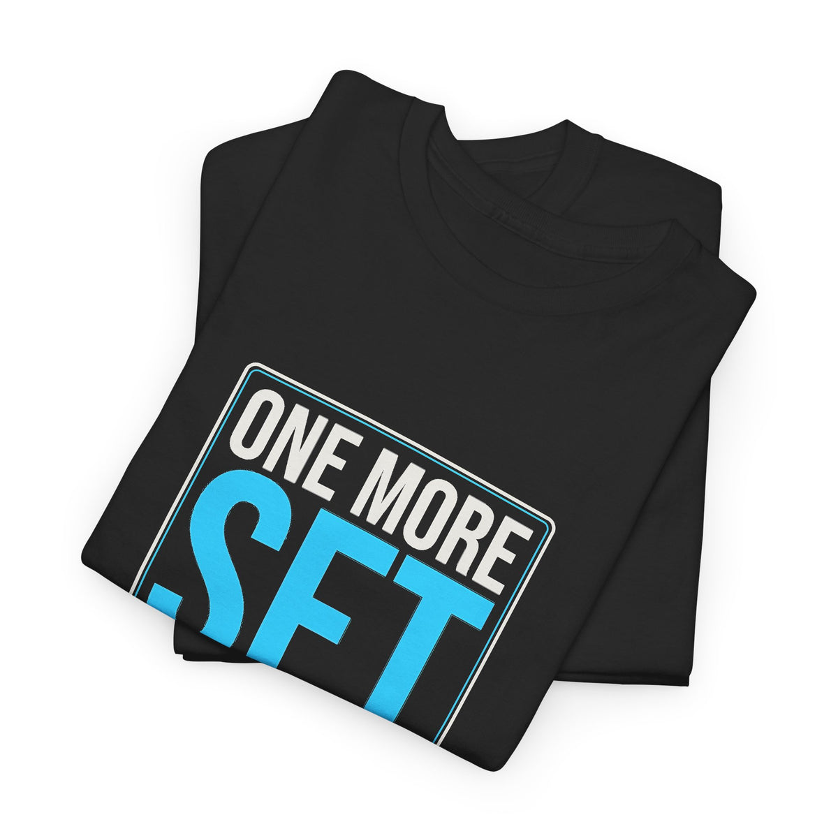 One More Set | Men's Graphic Gym T-Shirt