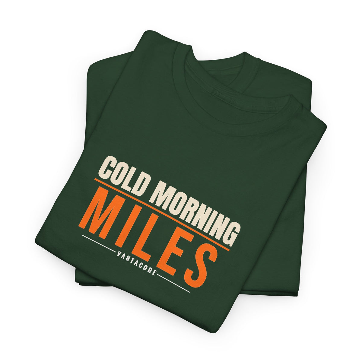 Cold Morning Miles | Men's Graphic Gym T-Shirt