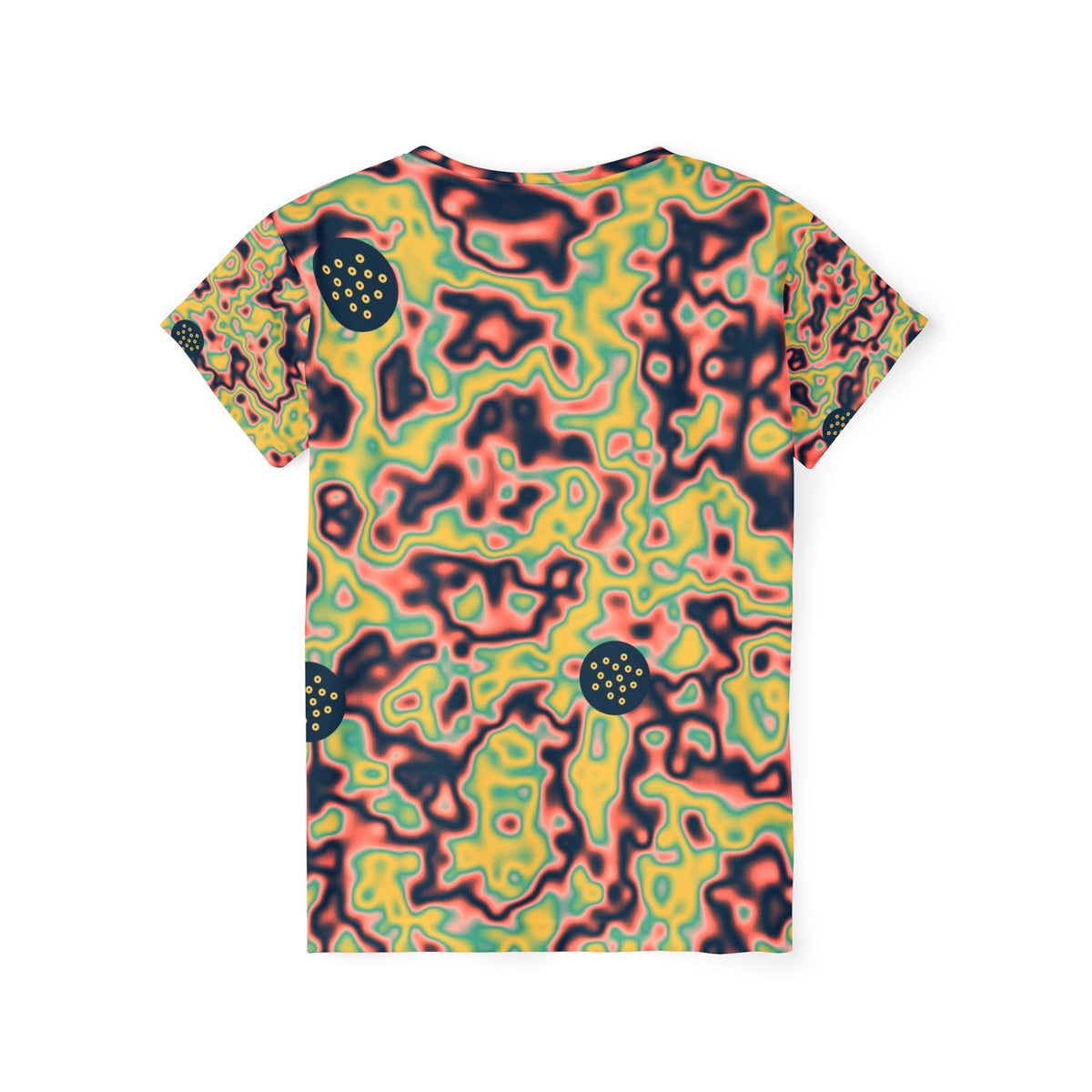 Golf Coral Reef Marble Flow Women's Sports Jersey