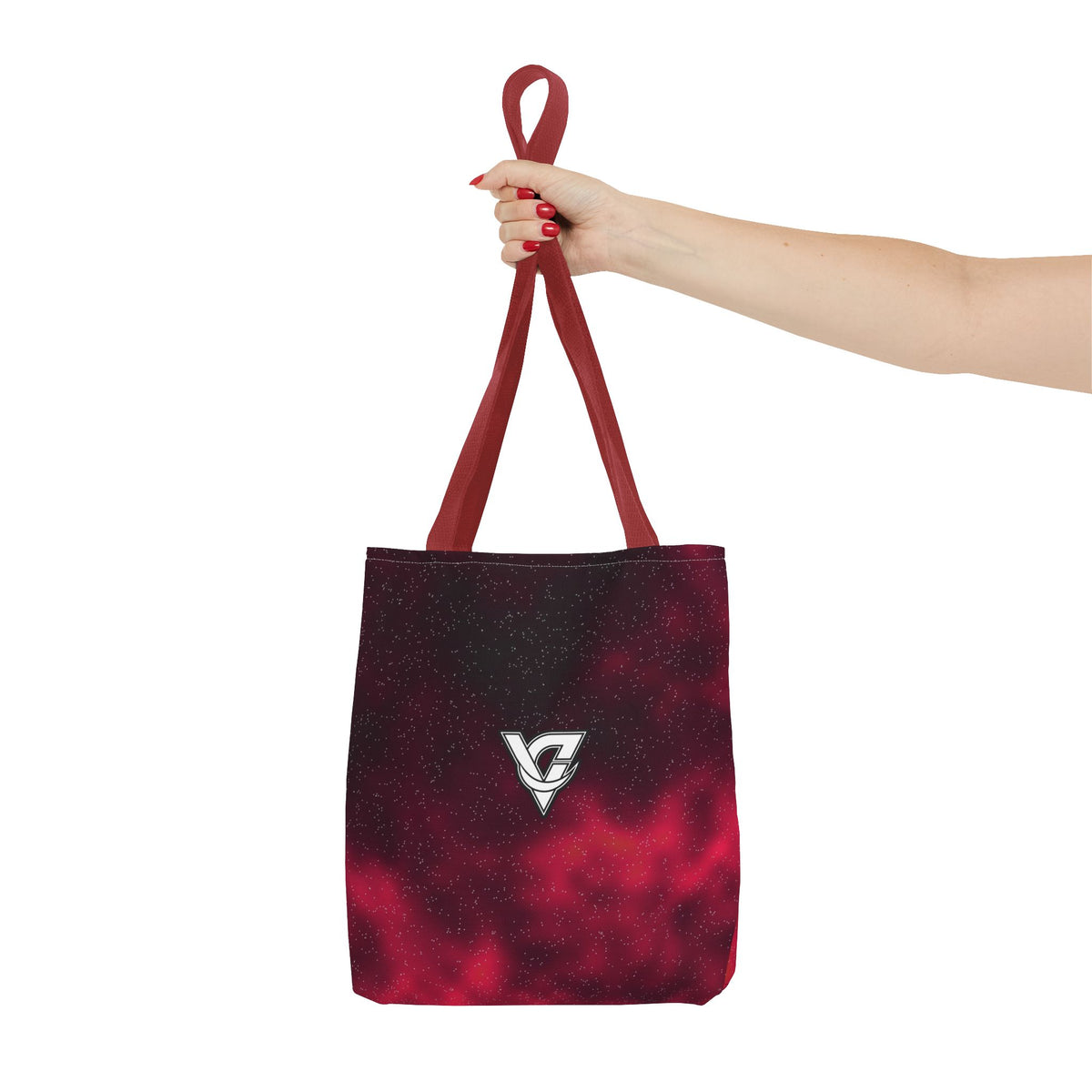 Infrared Galaxy Tote Bag — All-Over Print Gym & Everyday Tote