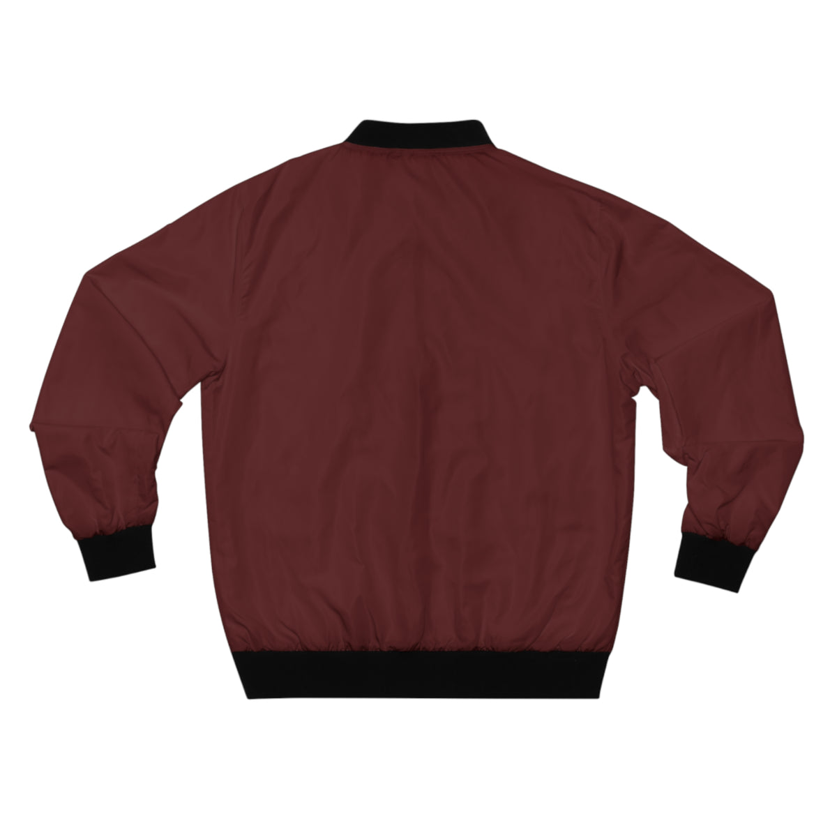 Men's Hustle for the Muscle Bomber Jacket – Maroon Motivational Gym Jacket