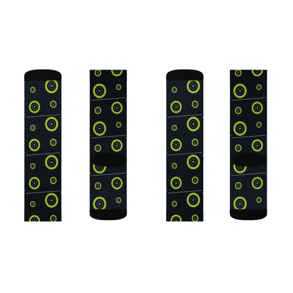 Training & Gym Volt Night Iron Plate Athletic Crew Socks