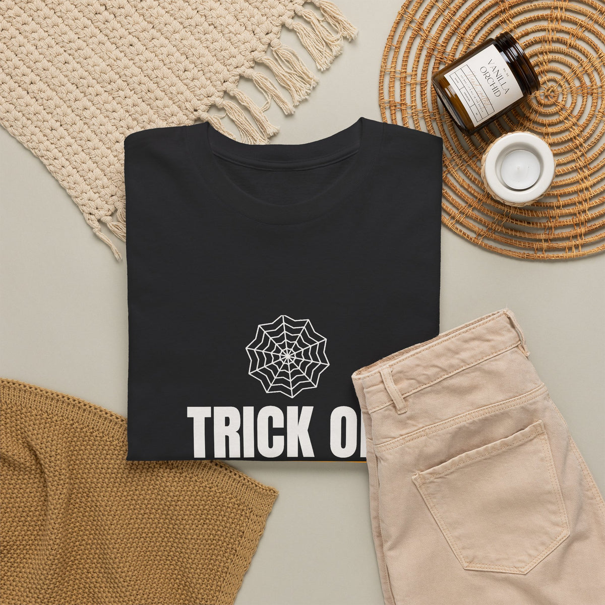 Trick Or Train | Men's Halloween Graphic Gym T-Shirt