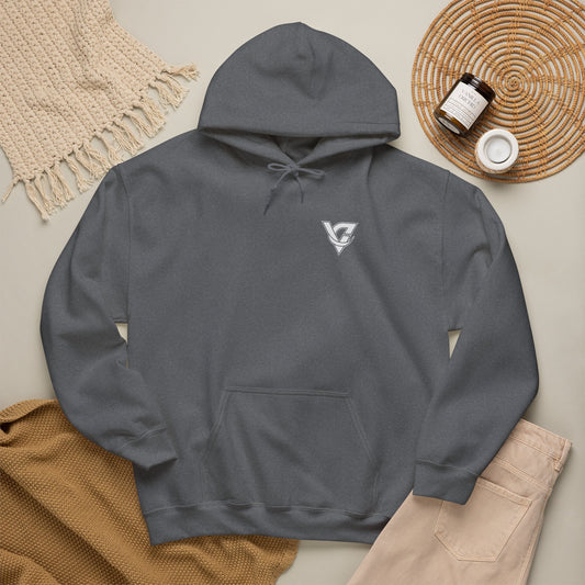 VANTACORE Vintage Logo Hoodie — Distressed Arch Back Pullover