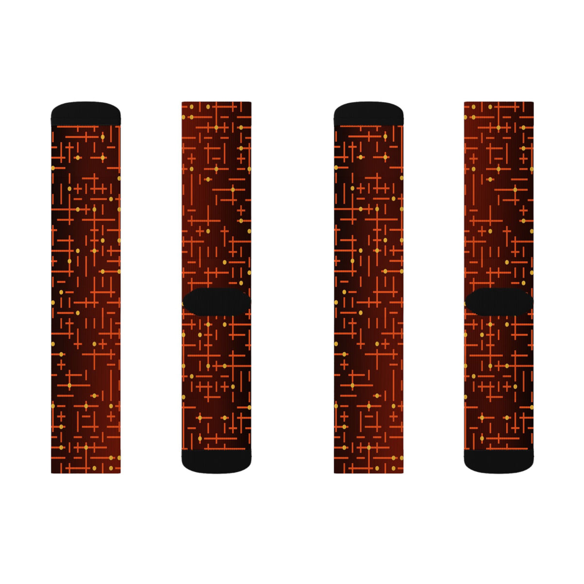 Ember Circuit Athletic Crew Socks