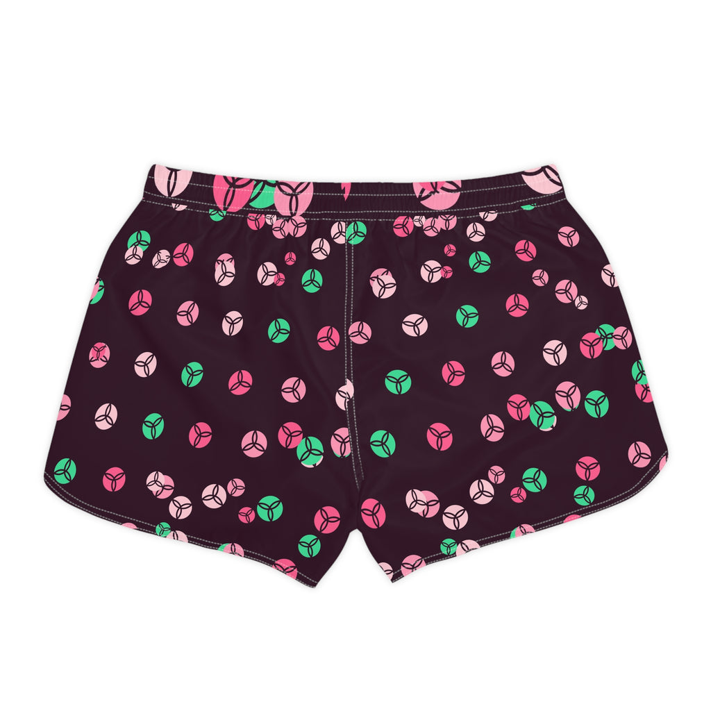 Volleyball Flamingo Fizz Icon Storm Women's Athletic Shorts with Pockets