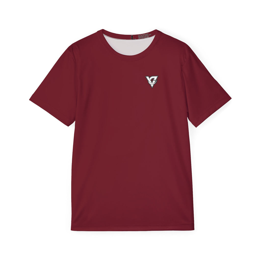 Vantacore Solid Maroon Men's Sports Jersey