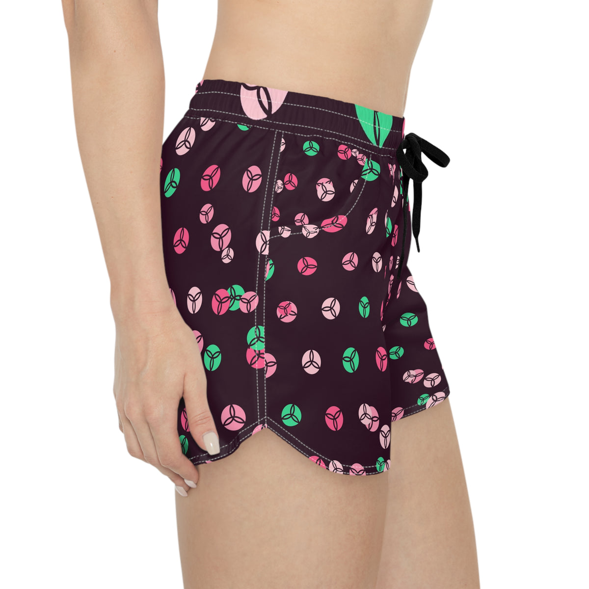 Volleyball Flamingo Fizz Icon Storm Women's Athletic Shorts with Pockets