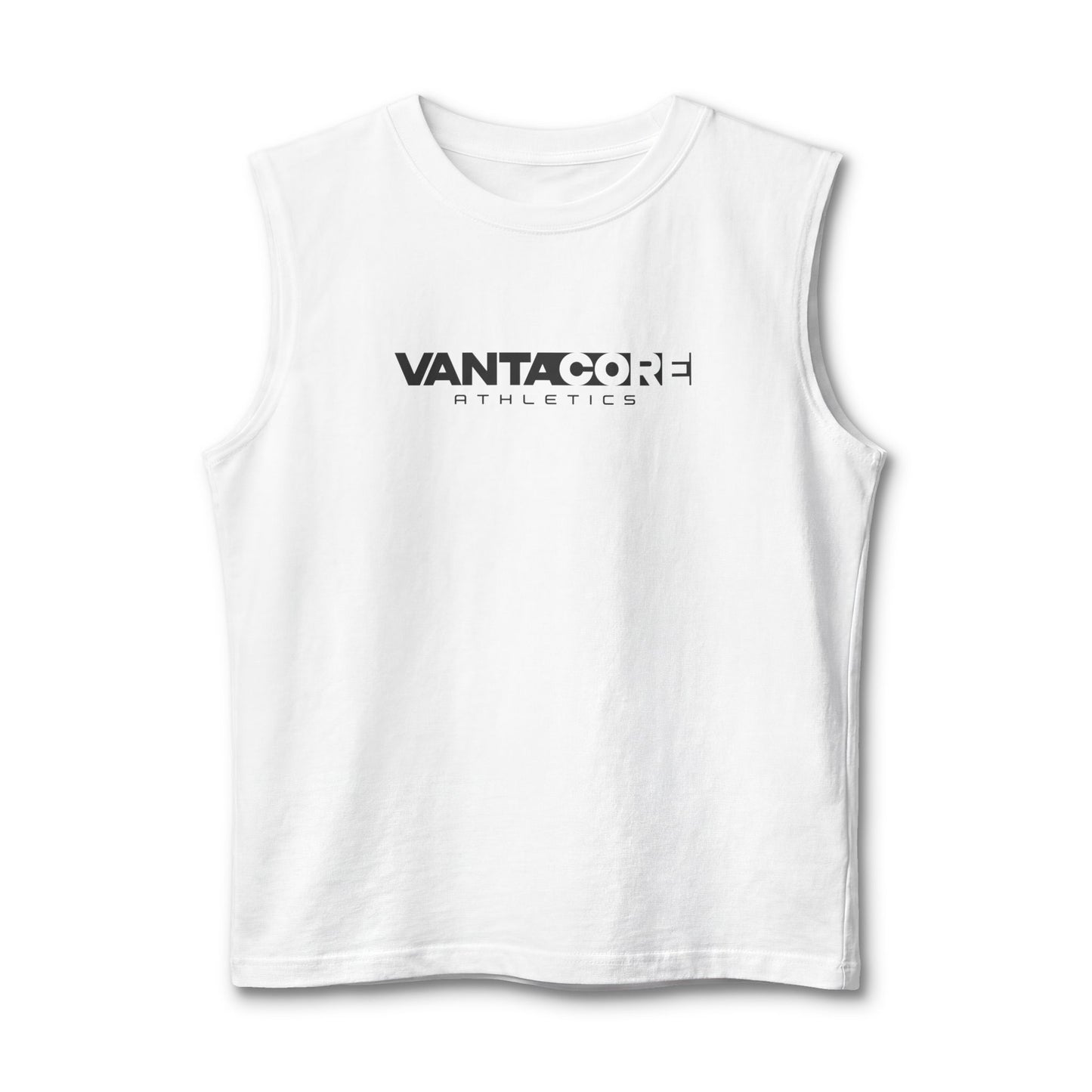 Vantacore Athletics Muscle Tank — Minimal Logo Workout Tank Top