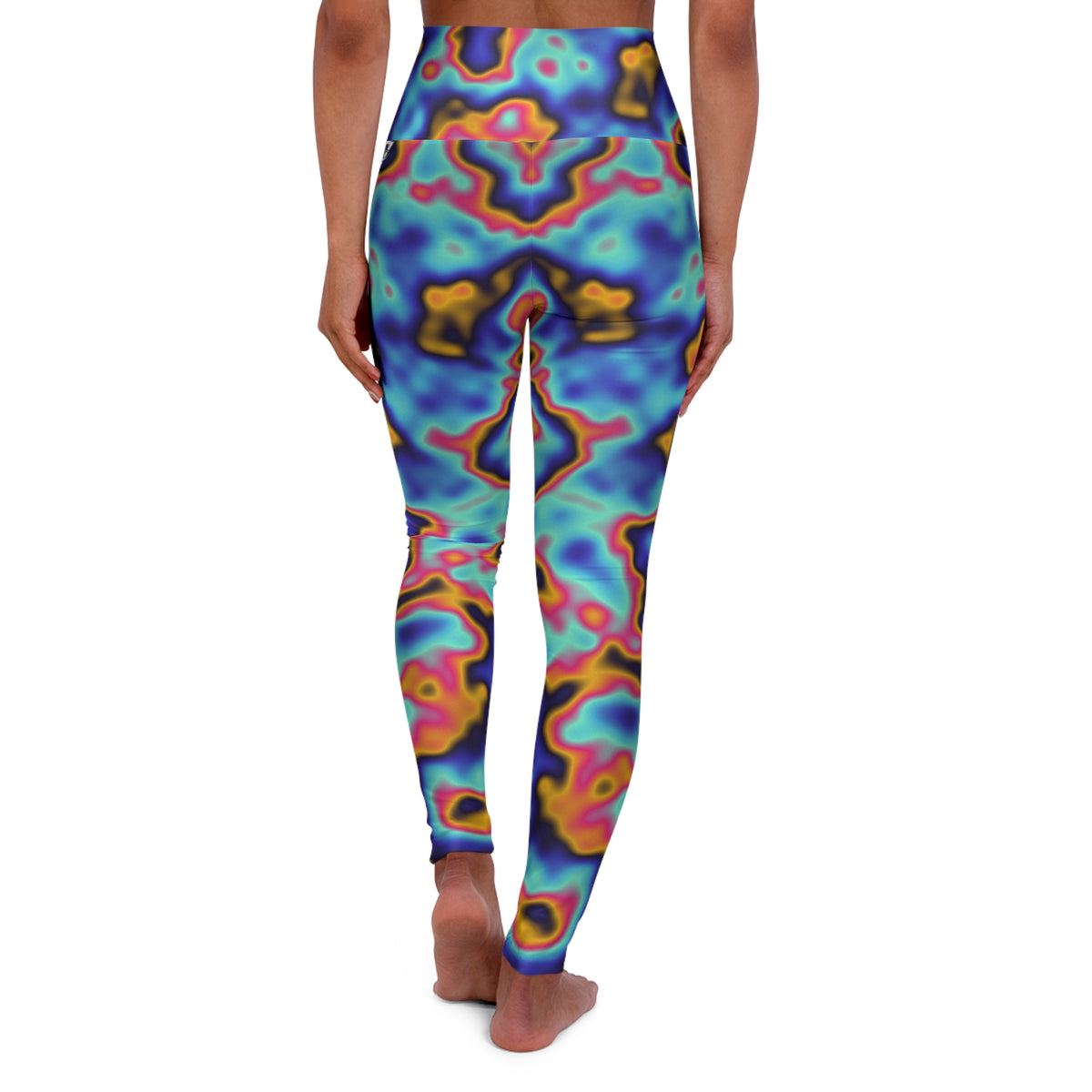 Oil Slick High-Waisted Yoga Leggings