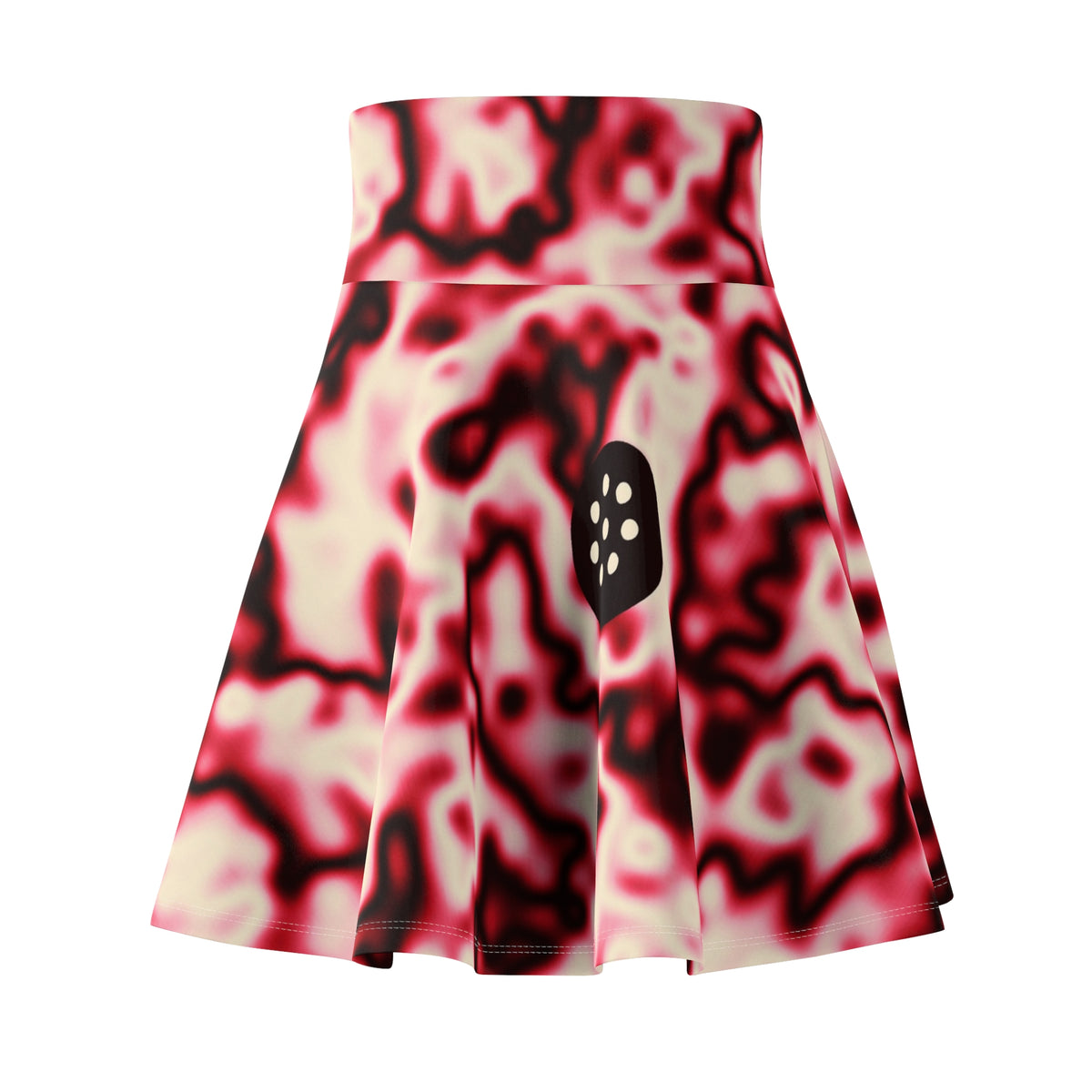 Pickleball Ruby Rush Marble Flow Women's Athletic Skater Skirt