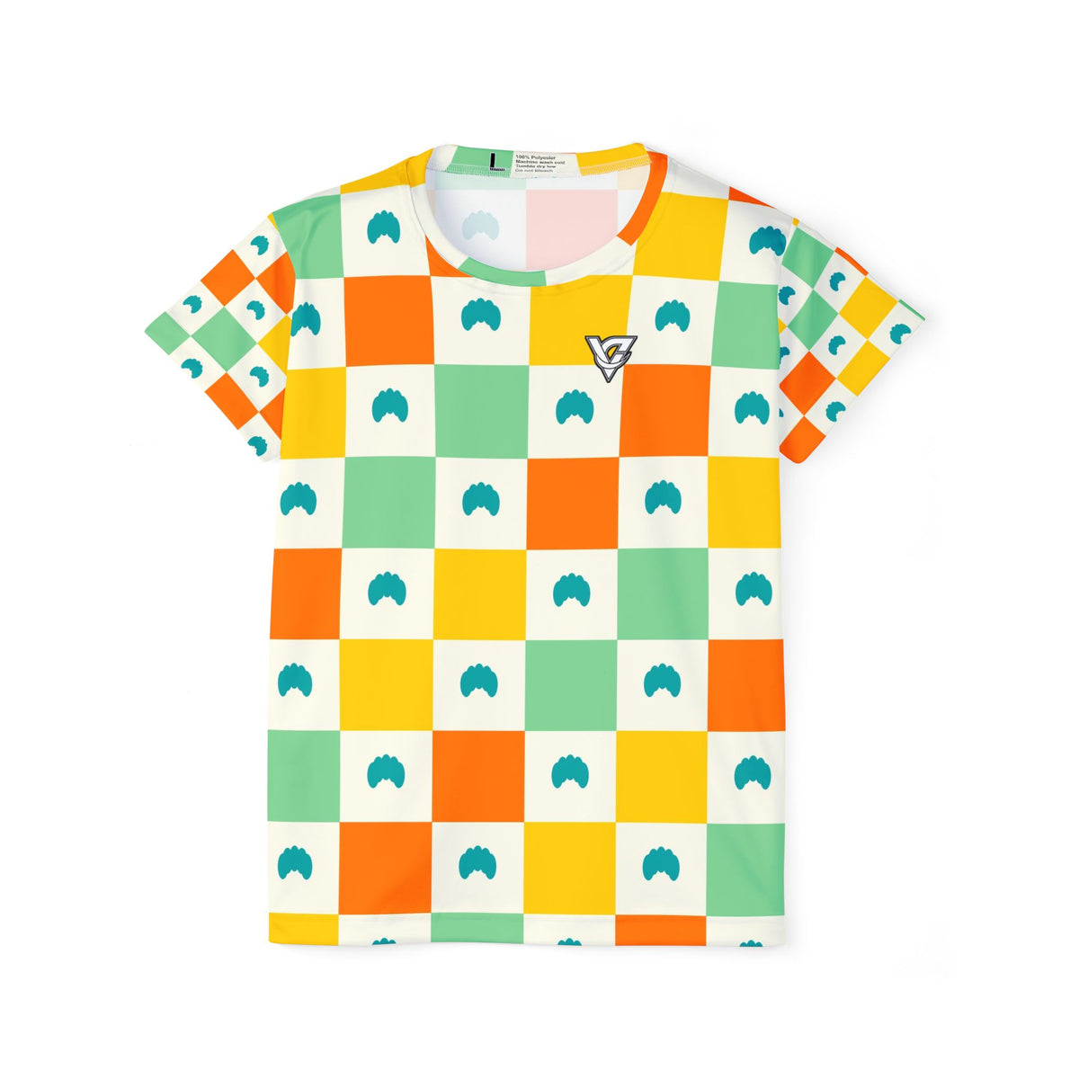 Yoga Citrus Pop Checker Drive Women's Sports Jersey