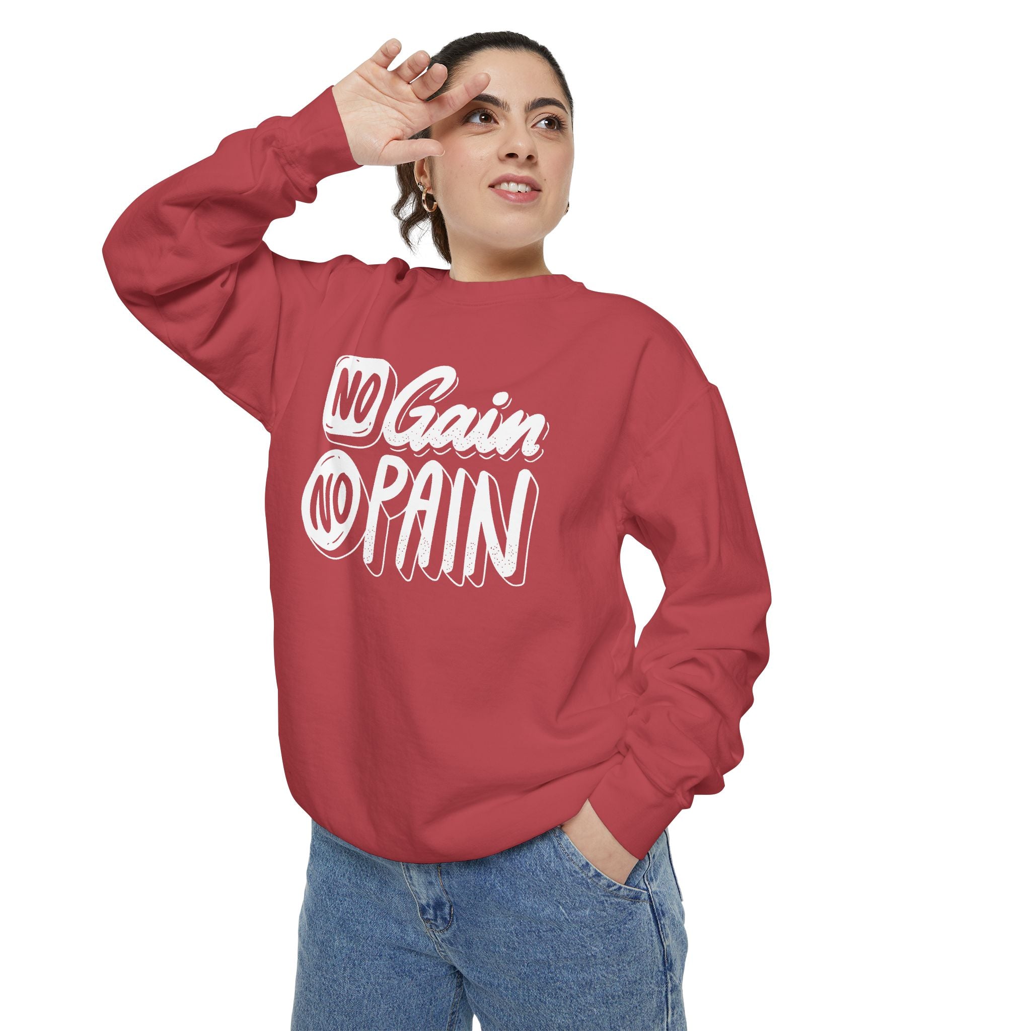 No Gain No Pain Sweatshirt | Motivational Fitness Crewneck