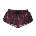 Women's Plum Spice Rift Relaxed Shorts — All-Over Print Running & Workout Shorts