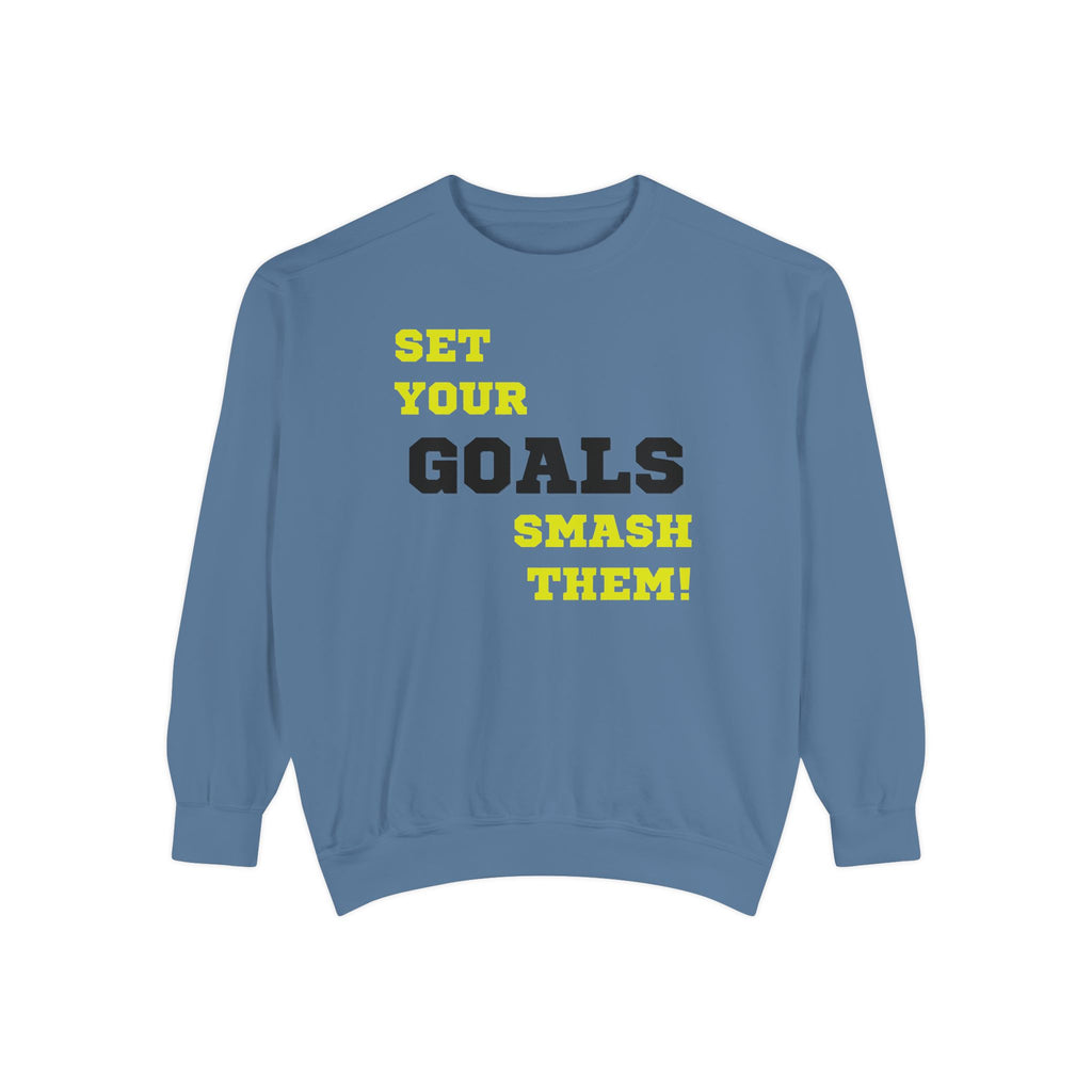 Set Goals | Motivational Crewneck Sweatshirt