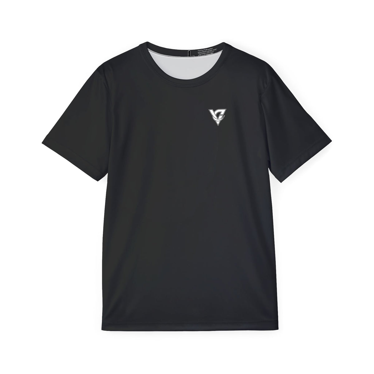 Vantacore Solid Black Men's Sports Jersey