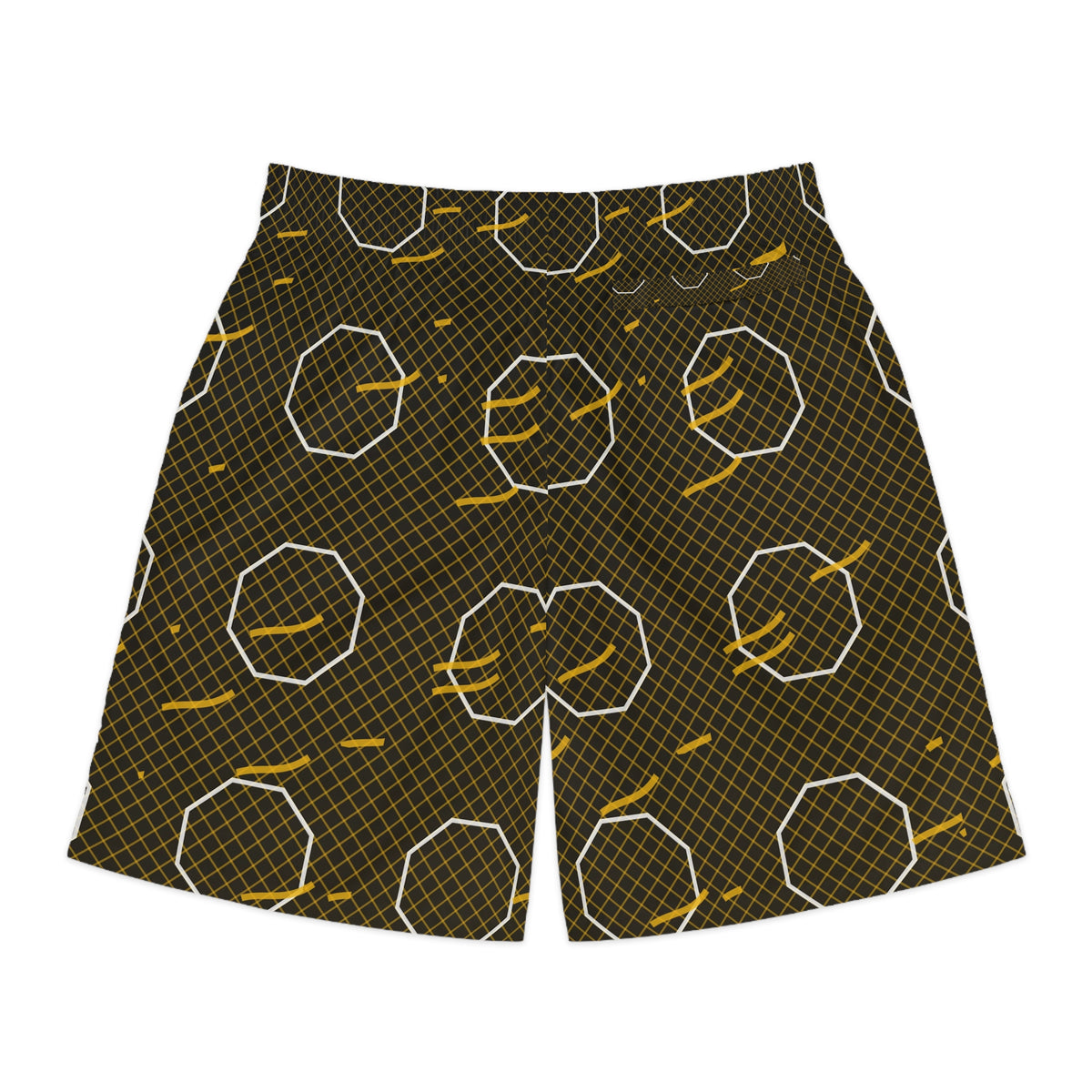 Combat Sports Gold Rush Cage Mesh Men's Athletic Shorts with Pockets