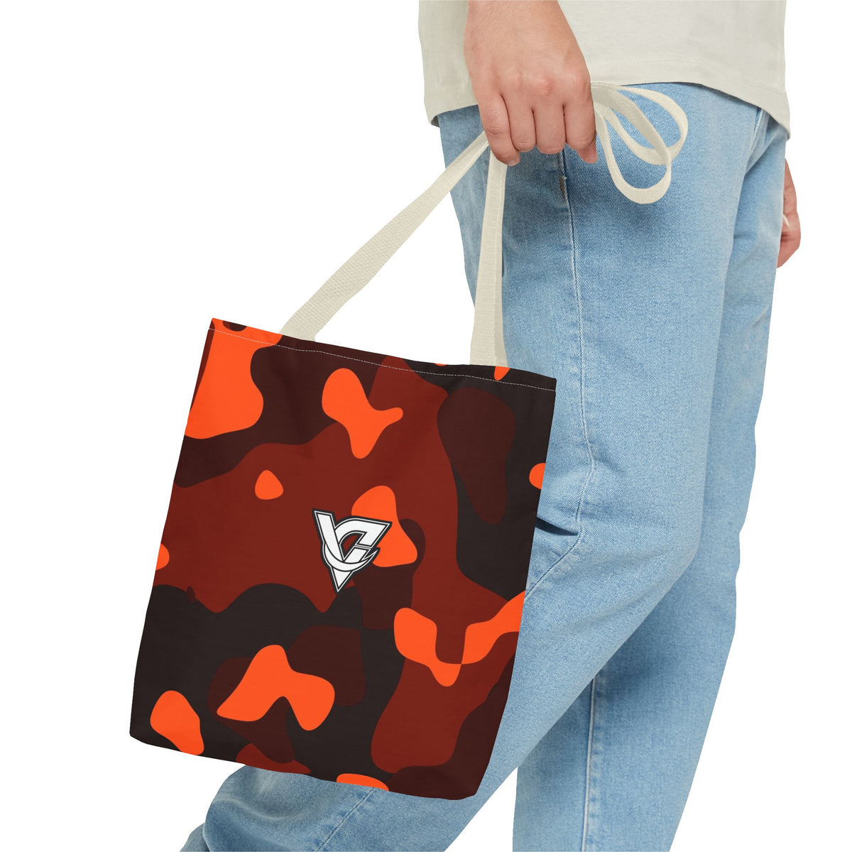 Ember Camo Tote Bag — All-Over Print Gym & Everyday Tote