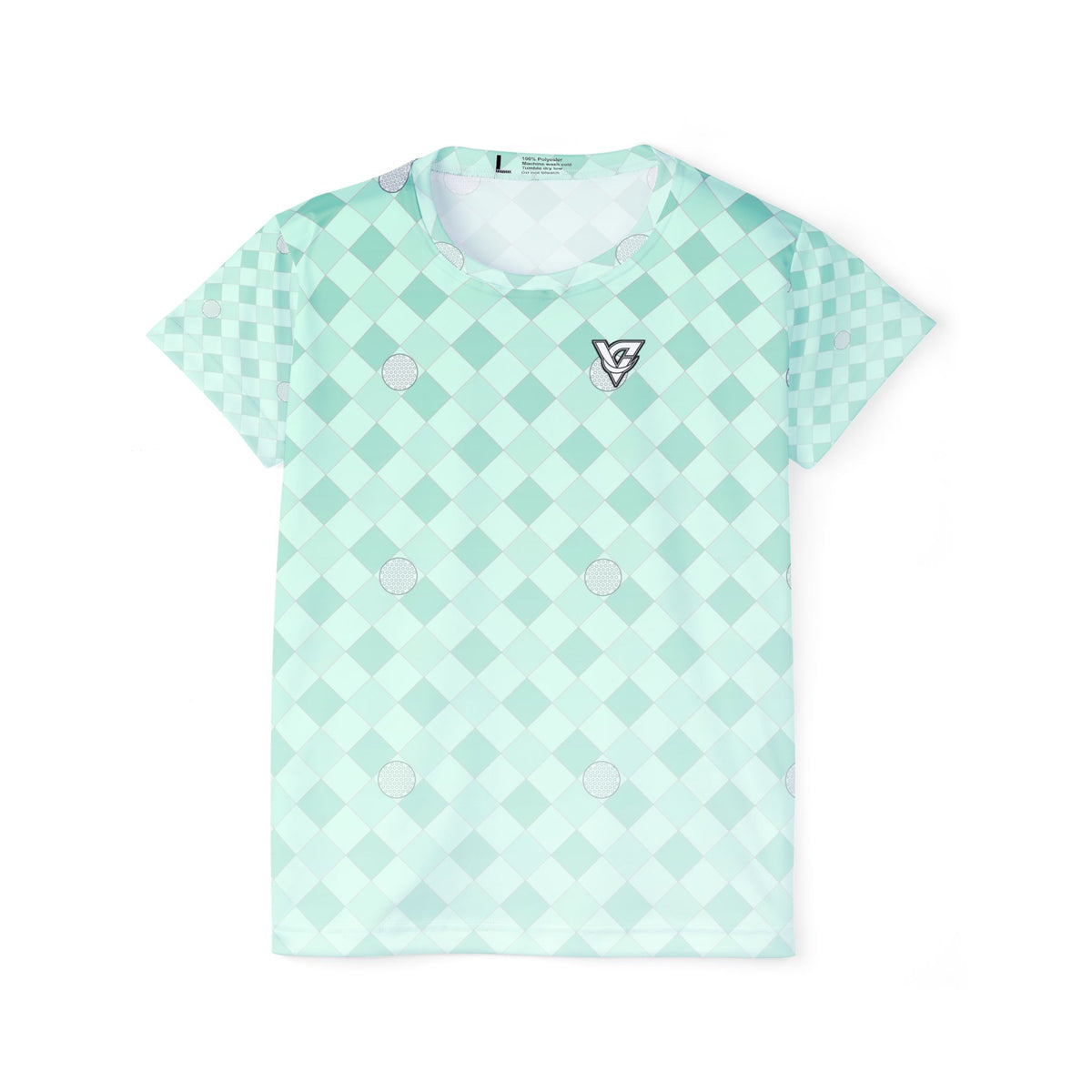 Golf Mint Glow Dimple Links Women's Sports Jersey
