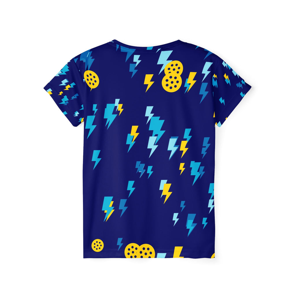 Pickleball Cobalt Spark Bolt Strike Women's Sports Jersey