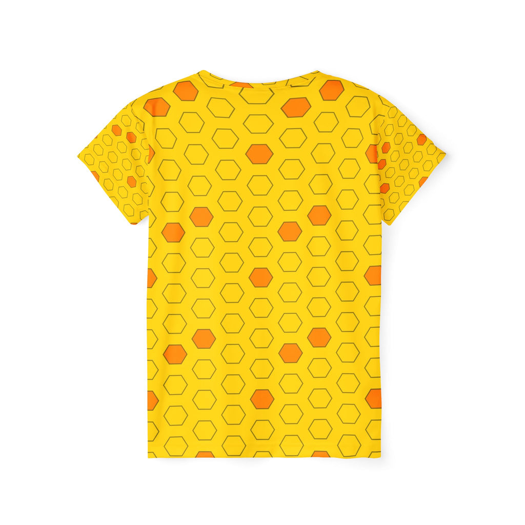 Soccer Neon Citrus Hex Pitch Women's Sports Jersey