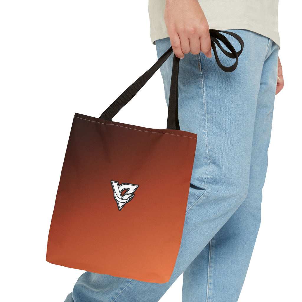 Terracotta Ombre Tote Bag — All-Over Print Gym & Everyday Tote