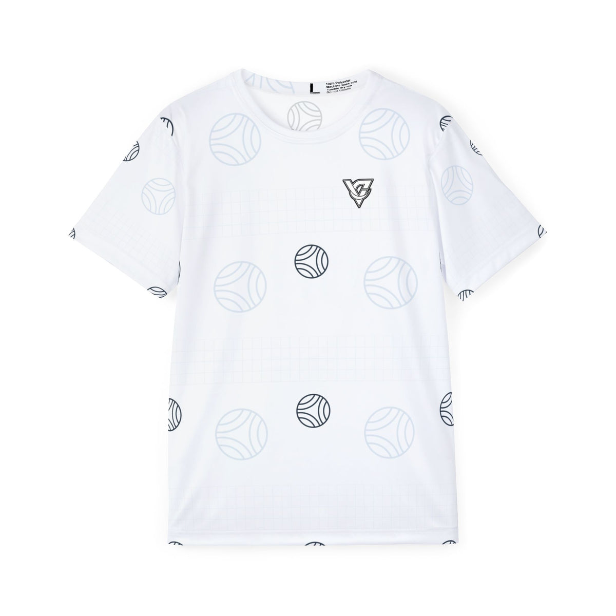 Volleyball Arctic White Spike Panel Men's Sports Jersey