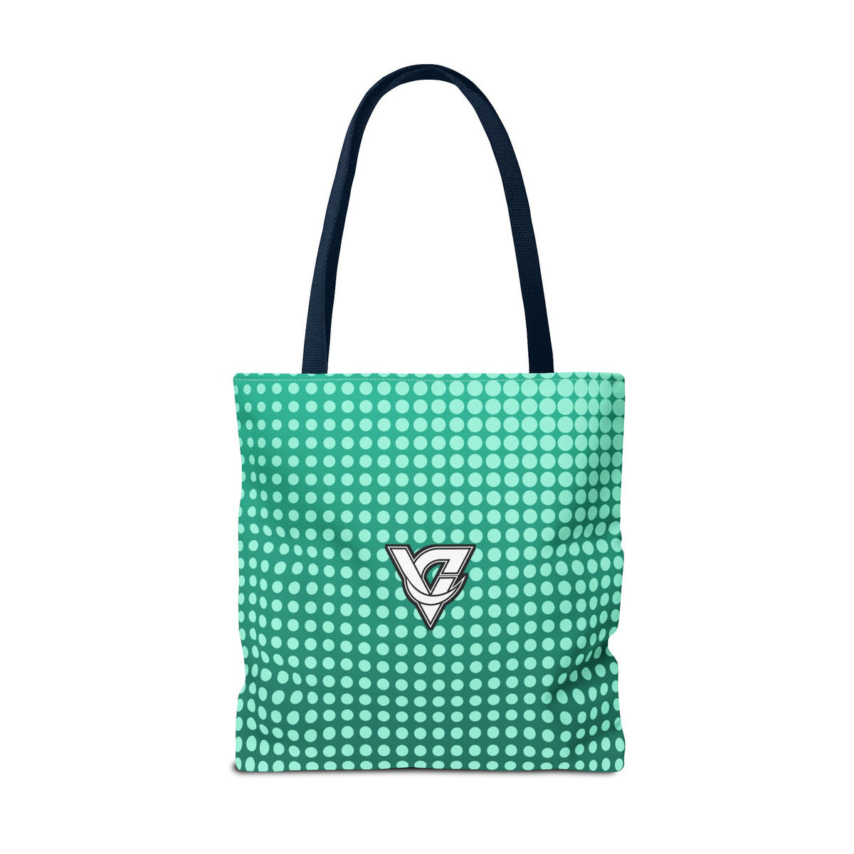 Mint Halftone Tote Bag — All-Over Print Gym & Everyday Tote
