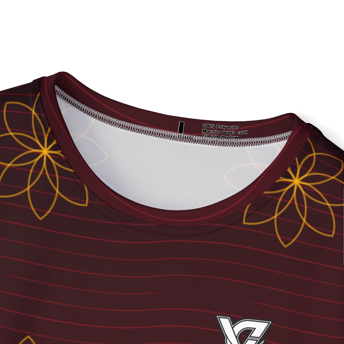 Yoga Crimson Blaze Flow Lotus Men's Sports Jersey