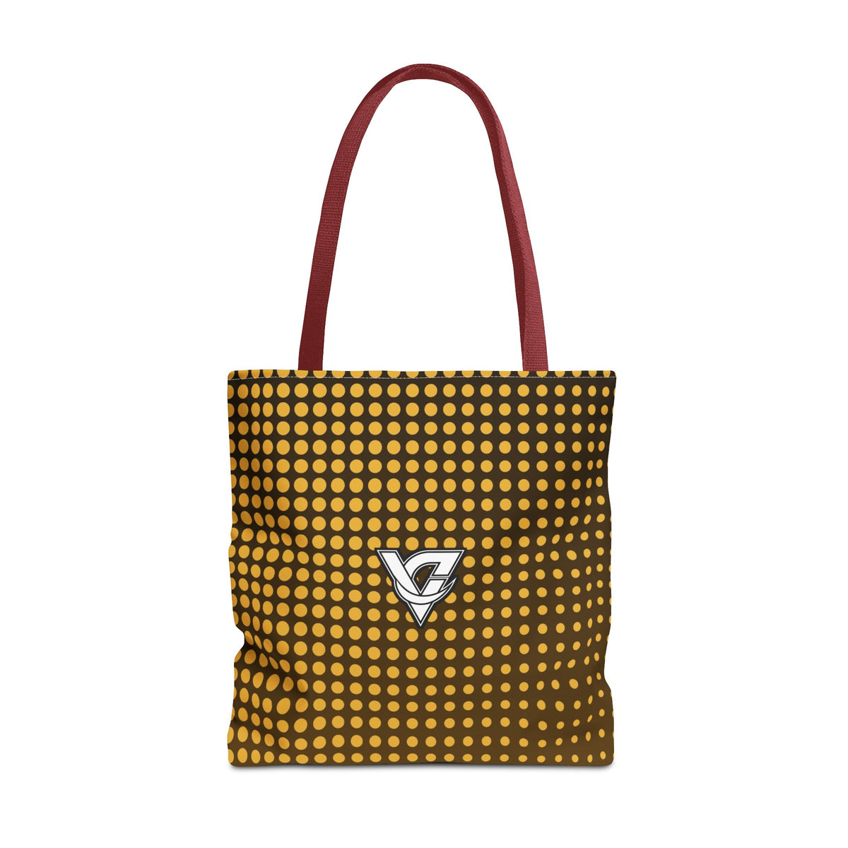 Harvest Gold Halftone Tote Bag — All-Over Print Gym & Everyday Tote