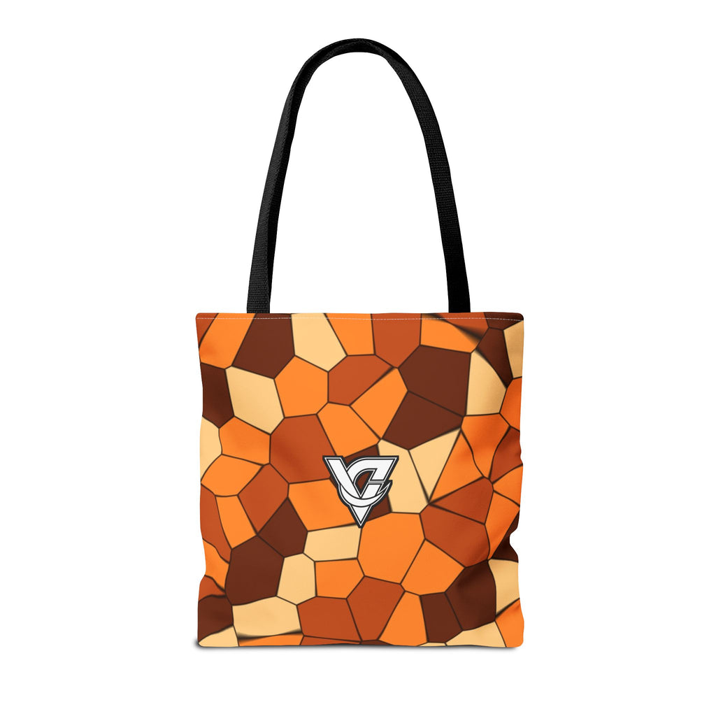 Pumpkin Mosaic Tote Bag — All-Over Print Gym & Everyday Tote