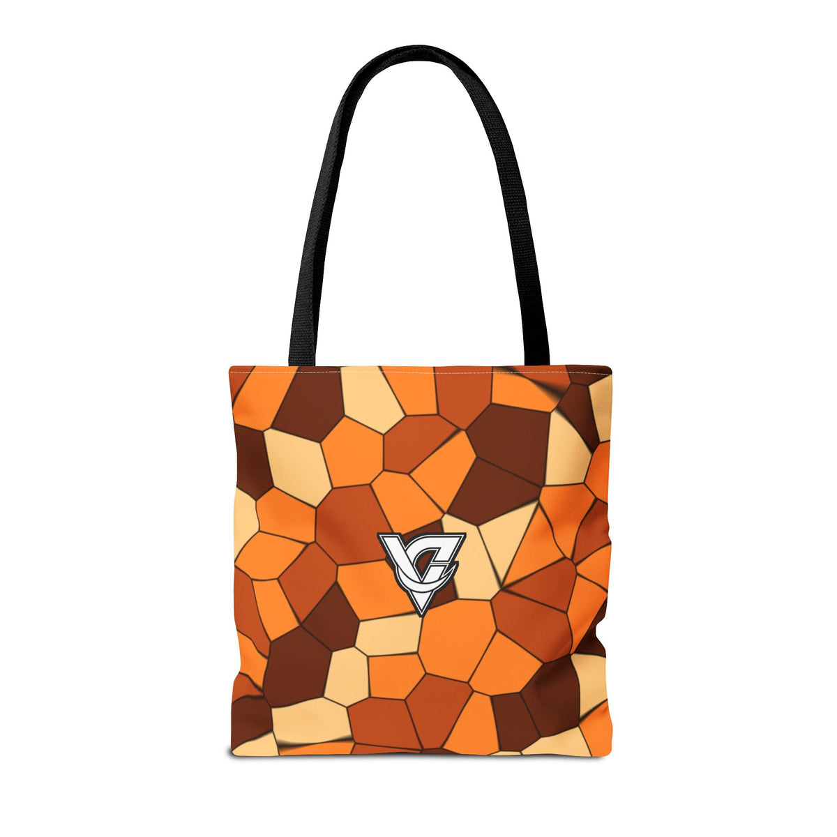 Pumpkin Mosaic Tote Bag — All-Over Print Gym & Everyday Tote