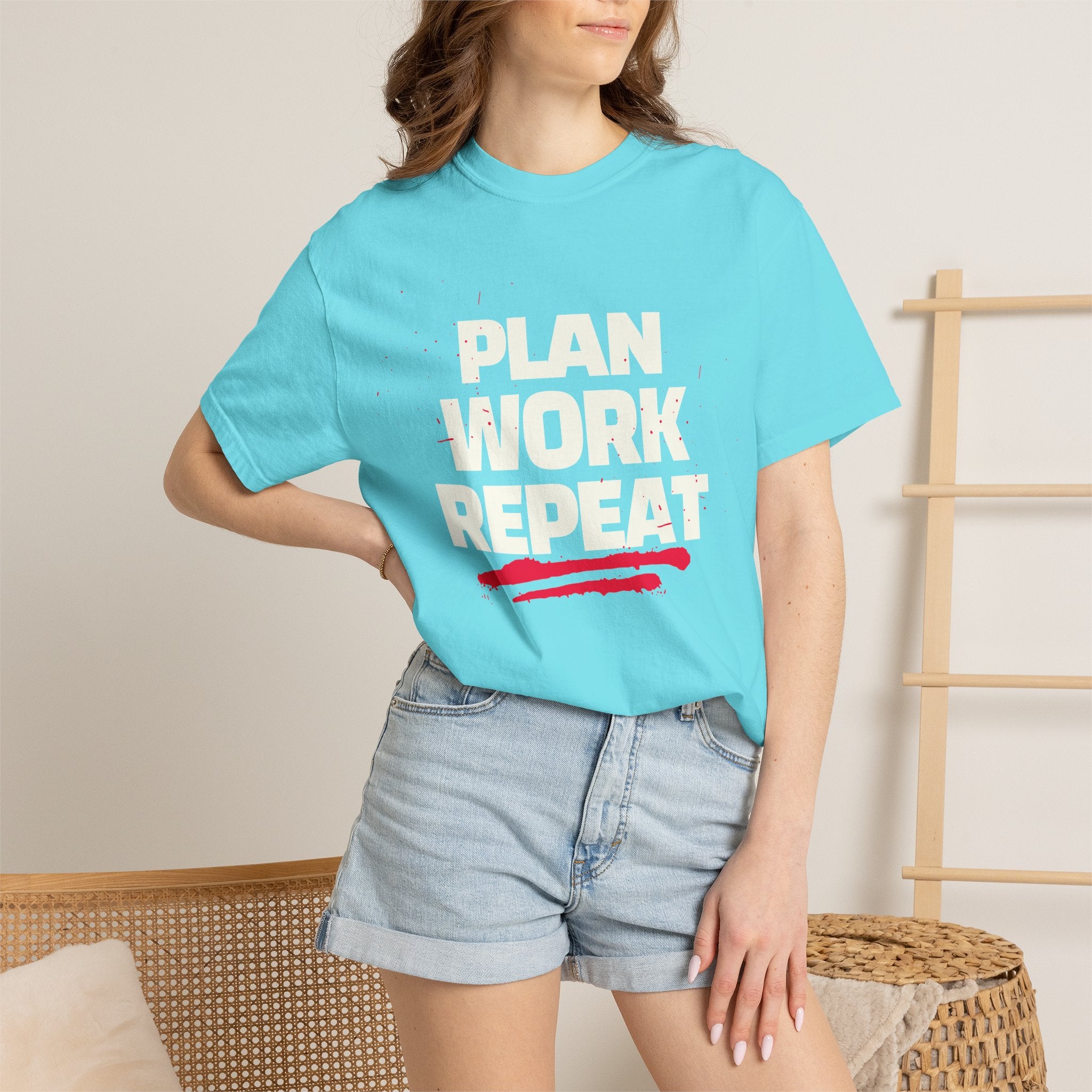 Plan Work Repeat | Graphic T-Shirt