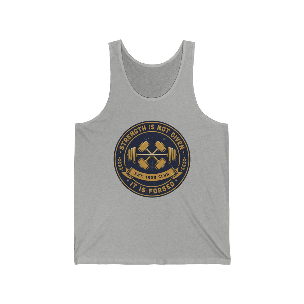 Strength Is Not Given Weightlifting Tank Top by Vantacore Athletics, view 5