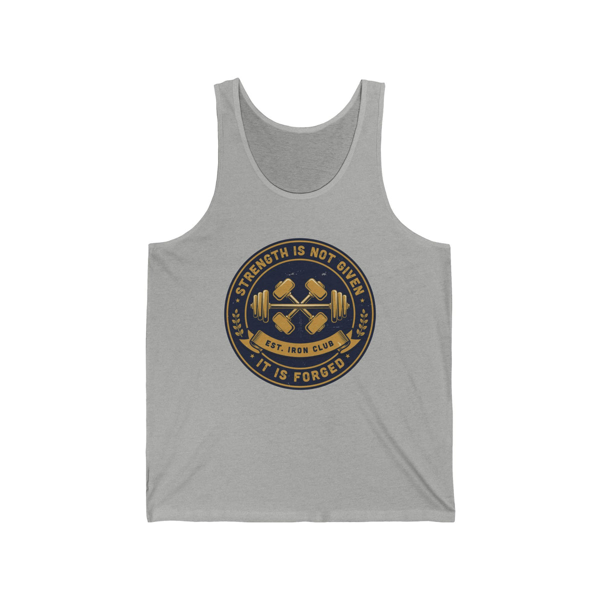 Strength Is Not Given Weightlifting Tank Top by Vantacore Athletics, view 5