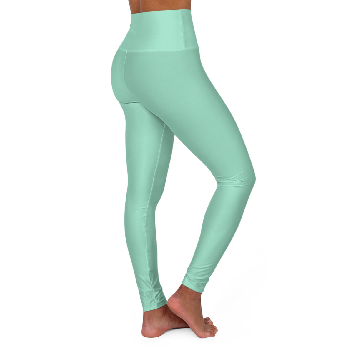 Seafoam Mint Essential High-Waisted Yoga Leggings