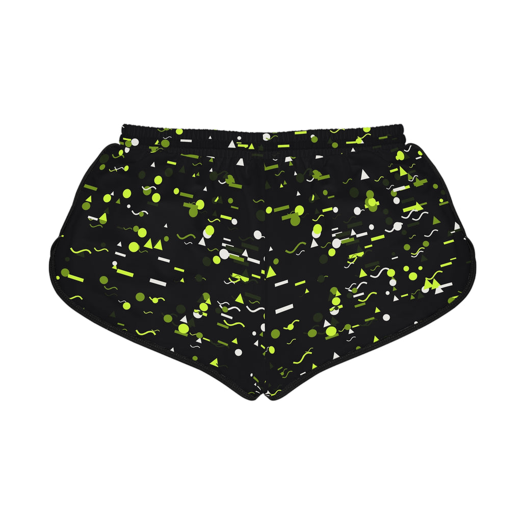 Women's Volt Confetti Relaxed Shorts — All-Over Print Running & Workout Shorts