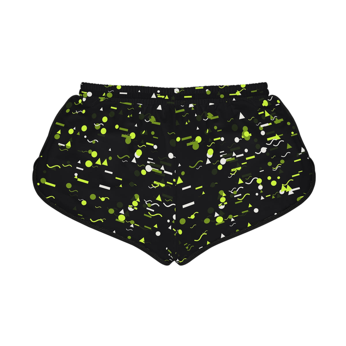 Women's Volt Confetti Relaxed Shorts — All-Over Print Running & Workout Shorts