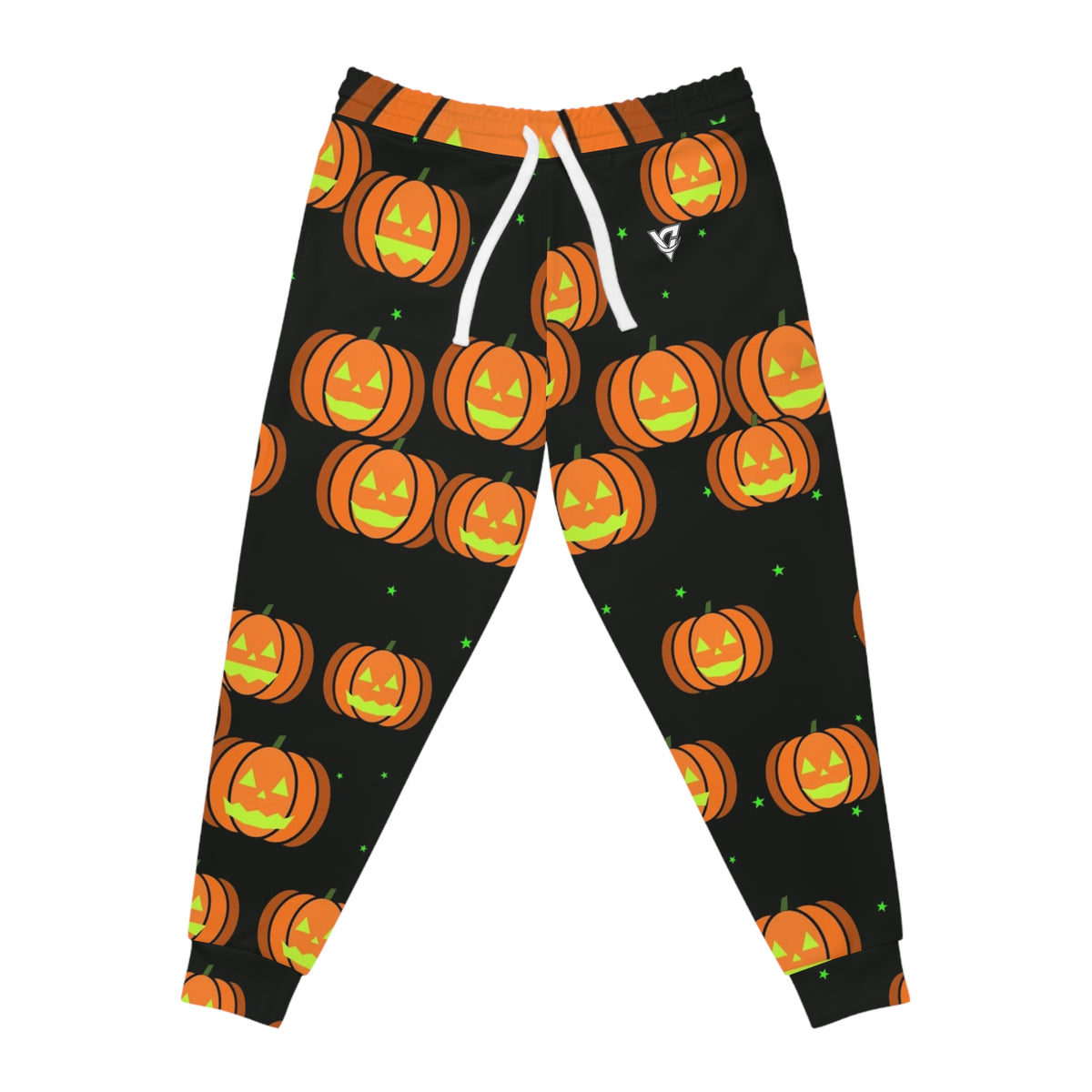 Halloween Toxic Slime Jack-O'-Lantern Men's Joggers – All-Over Print Athletic Jogger Pants