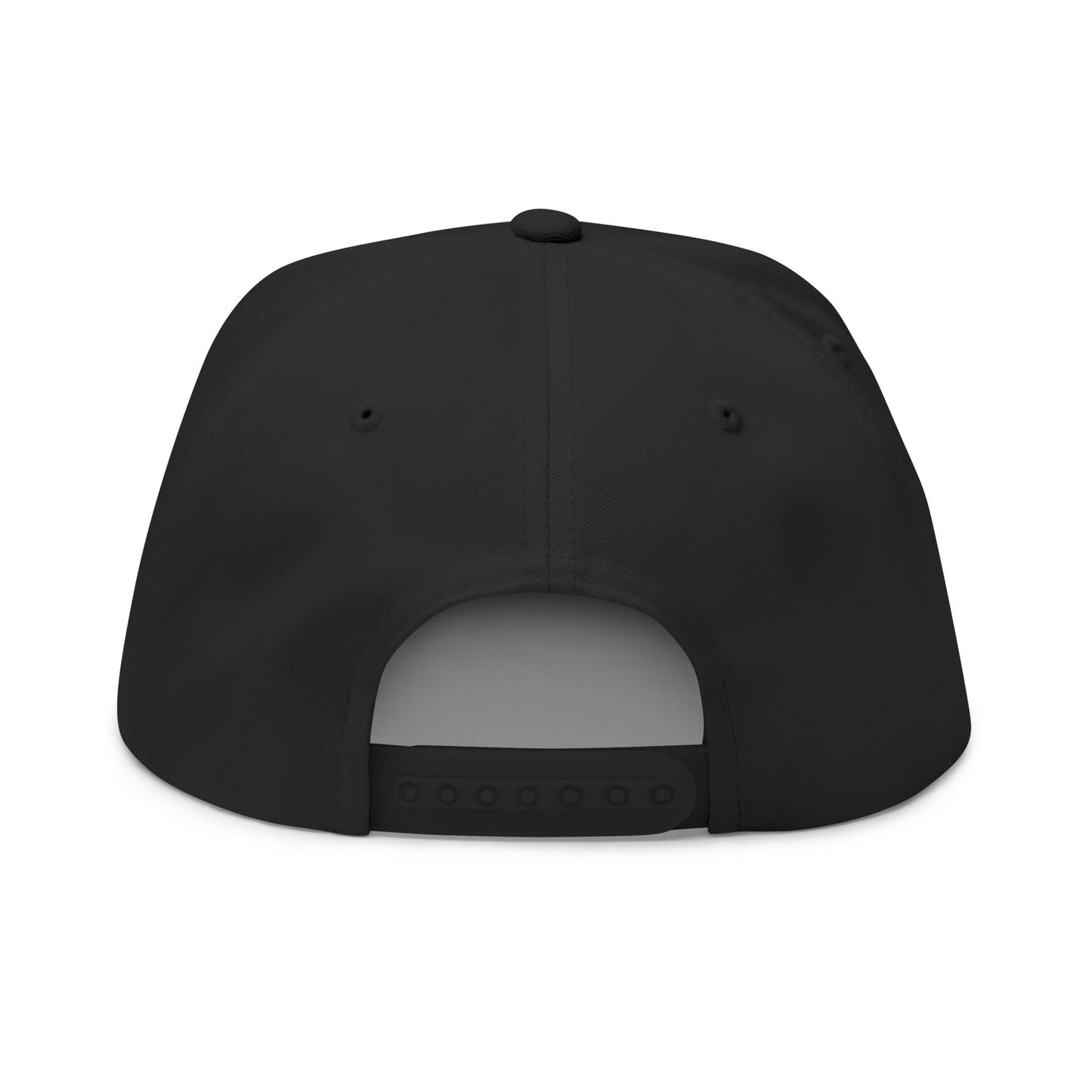 Flat Bill Cap — "The Gym Is My Therapy" Embroidered Fitness Hat