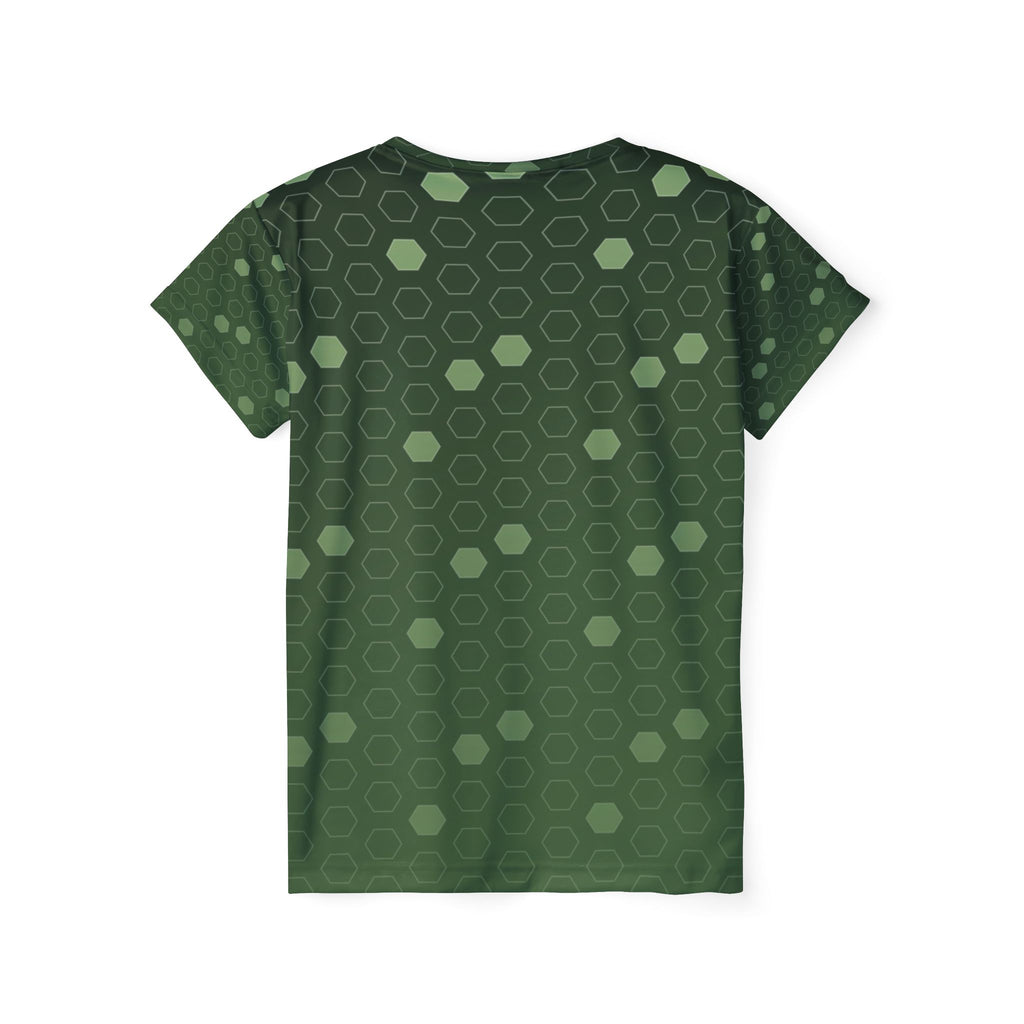 Soccer Forest Camo Hex Pitch Women's Sports Jersey