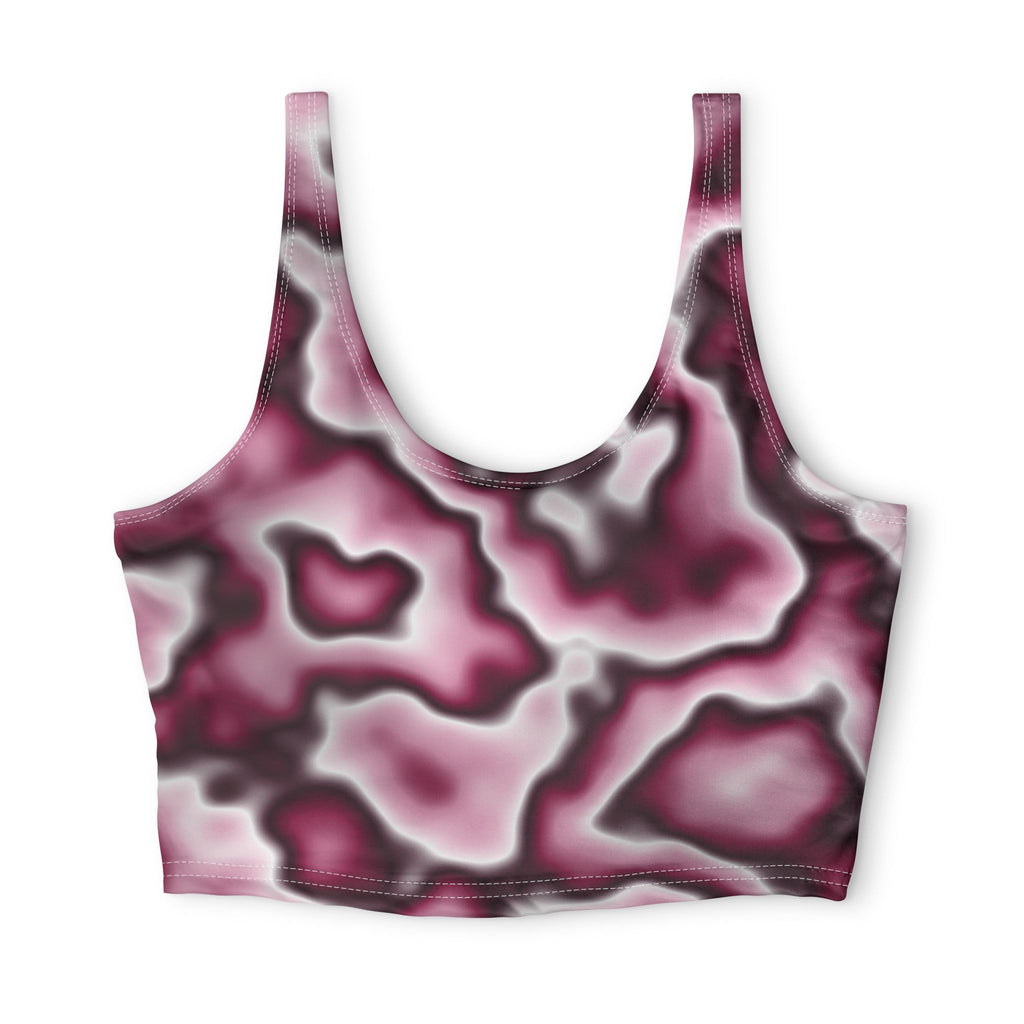 Rose Oil Slick Sports Bra