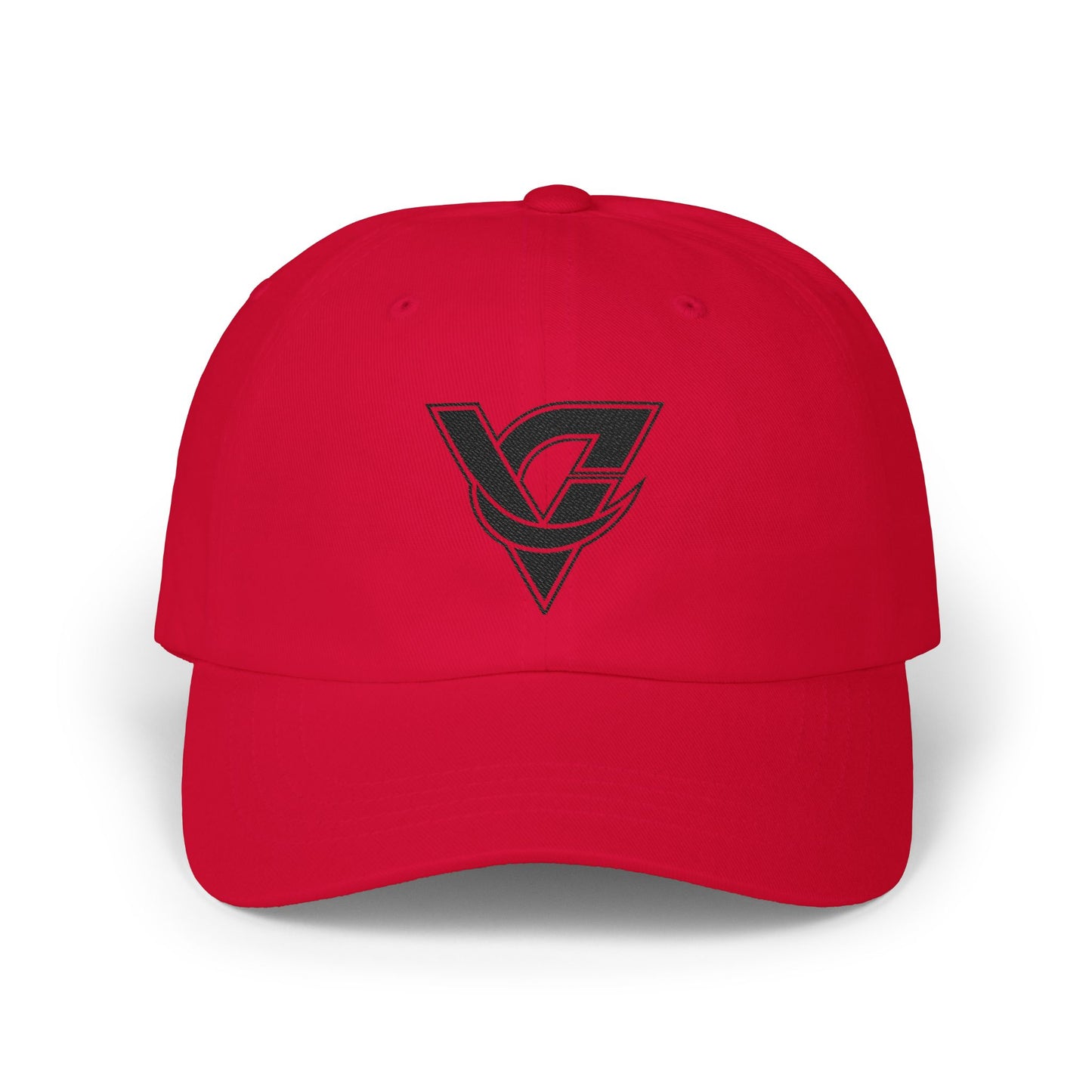 Dad Cap — Vintage Monogram Triangle Logo Embroidered Hat