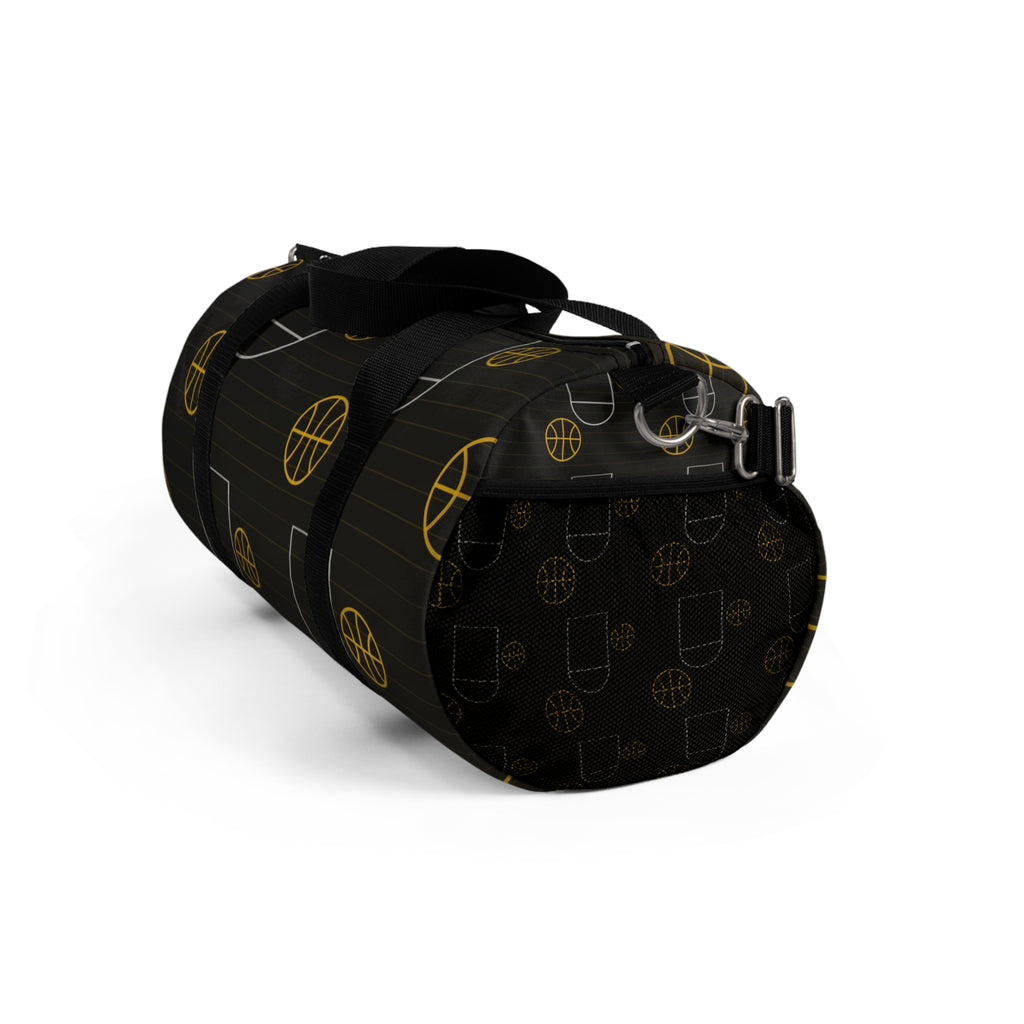 Basketball Gold Rush Court Seam Duffel Bag