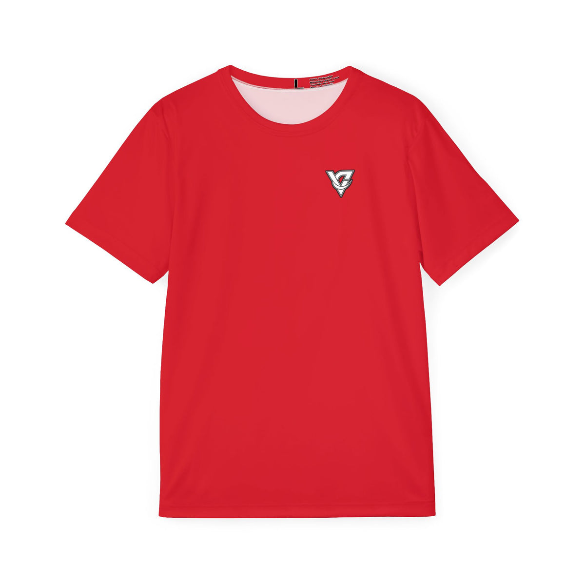Vantacore Solid Red Men's Sports Jersey