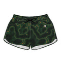 Women's Multipurpose Athletic Shorts with Pockets | Evergreen Ember Marble