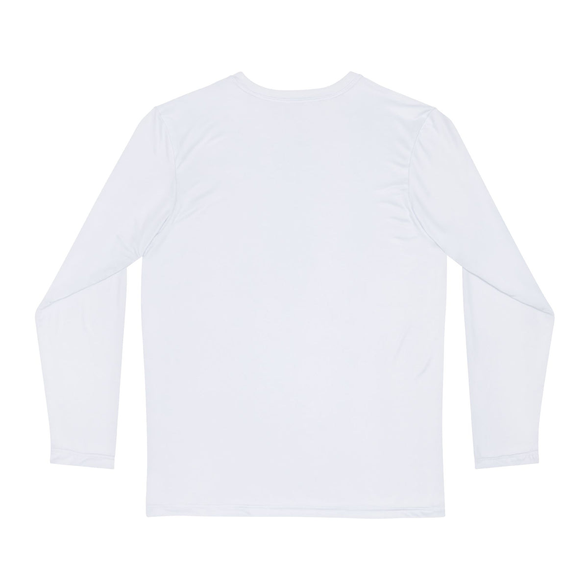 Arctic White Essential Men's Long Sleeve Athletic Shirt